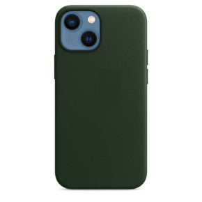 Луксозен силиконов гръб ТПУ ултра тънък МАТ за Apple iPhone 13 6.1 тъмно зелен 